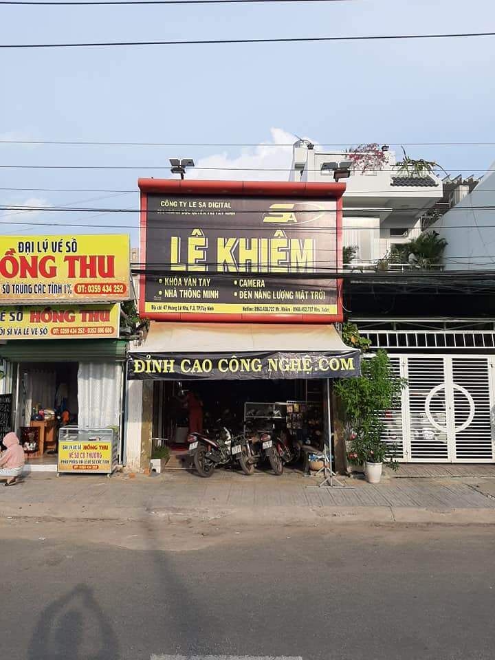 Cửa hàng Lê Khiêm là địa chỉ đáng tin cậy lắp đặt khoá vân tay chất lượng cao giá tốt tại Tây Ninh